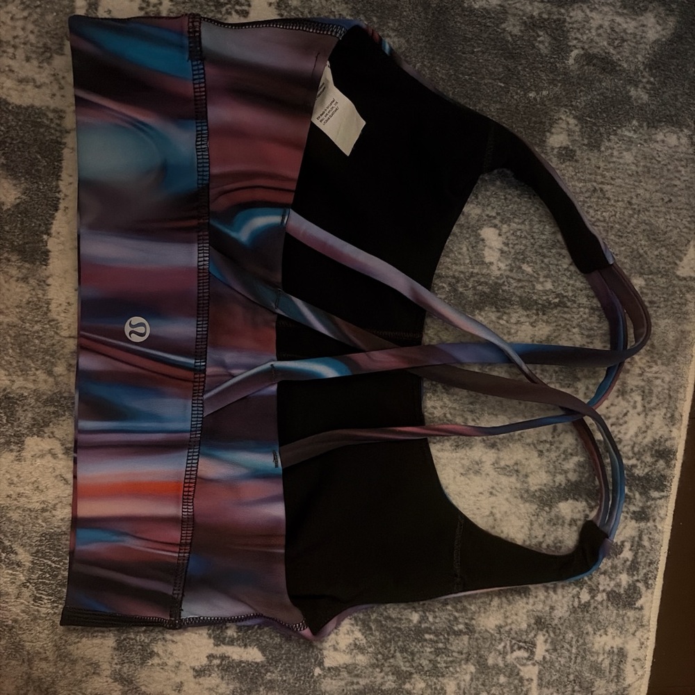 lululemon athletica Women's Purple and Blue Sports Bra